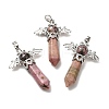 Natural Rhodonite Pendants G-B033-01P-07-1