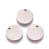 Non-Tarnish 304 Stainless Steel Charms STAS-L247-006D-P-1