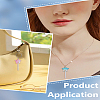 12Pcs 6 Colors Sparkling Plastic Star Lollipop Pendants KY-LP0001-35-3