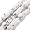Natural Howlite Beads Strands G-P528-H10-01-1