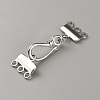 Brass Hook and S-Hook Clasps FIND-WH20019-180P-2