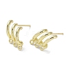 Brass Stud Earring Findings KK-B087-08G-1
