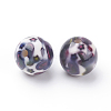 Spray Painted Resin Beads GLAA-F049-A27-2