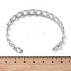 304 Stainless Steel Cuff Bangles BJEW-A160-02P-5