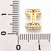 Brass Micro Pave Cubic Zirconia Charms KK-N254-217G-I-3