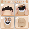 Felt Hat Shaper Insert for Baseball Caps FIND-WH0436-62B-3