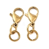 304 Stainless Steel Lobster Claw Clasps STAS-K313-01D-G-1