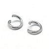 Tarnish Resistant 304 Stainless Steel Open Jump Rings STAS-E043-8x1mm-2