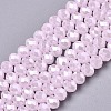 Electroplate Glass Beads Strands EGLA-A044-J2mm-A02-1