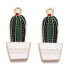 Alloy Enamel Pendants ENAM-N056-181-2