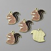 Alloy Enamel Pendants ENAM-WH0057-30B-2