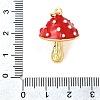 Brass Enamel Pendants KK-A266-48G-4