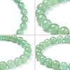 SUNNYCLUE Natural Green Aventurine Round Beads Stretch Bracelets BJEW-PH0001-8mm-24-4