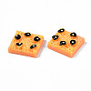 Opaque Epoxy Resin Cabochons CRES-S358-49-4