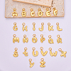 26Pcs 26 Styles Rack Plating Brass Pendants KK-SZ0002-56-3