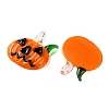 Halloween Handmade Lampwork Pendants LA-CBADA4A-01-2