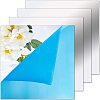 PET Plastic Mirror Wall Stickers AJEW-WH0018-68C-1