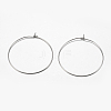 316 Surgical Stainless Steel Hoop Earrings Findings STAS-F149-32P-D-2