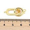 Brass Fold Over Clasps KK-M311-05G-3