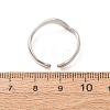 304 Stainless Steel Cuff Open Rings X-SA-CBA4160-38P-5