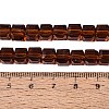 Transparent Glass Beads Strands GLAA-R041-8x8mm-A09-4