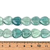 Natural Green Fluorite Beads Strands G-T142-64B-5