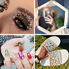 Half Round ABS Plastic Cabochons FIND-TAC0038-08B-8