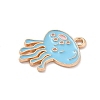 Alloy Enamel Pendants ENAM-A008-36KCG-01-2