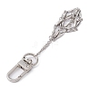 304 Stainless Steel Braided Macrame Pouch Empty Stone Holder for Pendant Decorations HJEW-JM01218-02-2