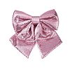 Christmas Plastic Sequin Big Bowknot Pendant Decorations AJEW-S088-04C-1