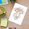 Large Plastic Reusable Drawing Painting Stencils Templates DIY-WH0202-081-3