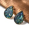 304 Stainless Steel Stud Earrings EJEW-C138-01G-1