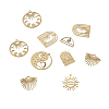  Jewelry 14Pcs 7 Style Brass Charms KK-PJ0001-26-3