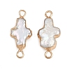 Natural Keshi Pearl Cross Links KK-D423-05G-1