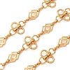304 Stainless Steel Clover & Rhombus Link Chains SA-CBAE0F2-07G-1