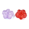 Transparent Crackle Acrylic Beads OACR-Q203-03-3