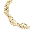 Brass Mariner Link Chain Bracelet Making KK-U020-12G-2