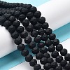 Glass Beads Strands EGLA-A034-P6mm-MD-M-2