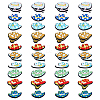 40Pcs 10 Styles PVC Cabochons PVC-PH0001-40-1