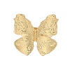 Butterfly Alloy Open Cuff Rings for Women LS-RJEW-U006-06B-G-3