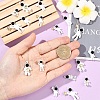 6Pcs 6 Styles Spray Painted Alloy Pendants FIND-YW0010-65-5