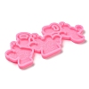 Fitness Theme Silicone Keychain Pendant Molds LS-AJEW-M221-05-4