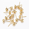 304 Stainless Steel Stud Earring Settings STAS-H558-26G-1