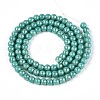 Electroplate Opaque Glass Beads Strands GLAA-T032-P4mm-AB12A-2