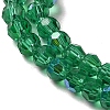 Electroplate Transparent Glass Beads Strands EGLA-A035-T3mm-L18-3