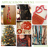 Dyed Natural Wood Beads WOOD-PH0003-12A-6