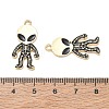 Skull Alloy Enamel Pendants AL-CBAD3B4-04G-02-3