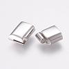 304 Stainless Steel Magnetic Clasps with Glue-in Ends STAS-G136-05P-3