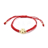 Adjustable Nylon Thread Braided Bead Bracelets BJEW-JB05695-02-1