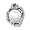 304 Stainless Steel Pendant Cabochon Settings SA-CBA9B1E-01C-P-1